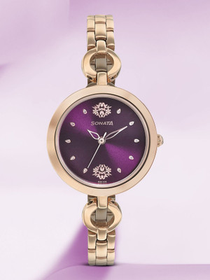 SONATA NP8147WM03 Wedding collection Analog Watch  - For Women