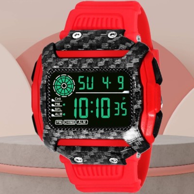 EWWE 9097 Reborn Army Belt  Digital Watch  - For Men