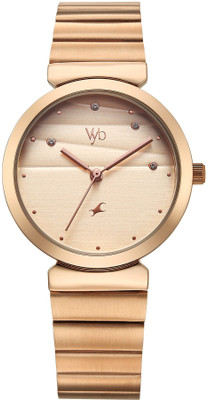Fastrack Fastrack Vyb Charmer Fastrack Vyb Charmer Quartz Gold Round Dial Women's Watch Analog Watch  - For Women