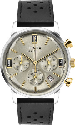 TIMEX TWEG26705 TIMEX MARLIN Beige Round Dial Analog Watch  - For Men