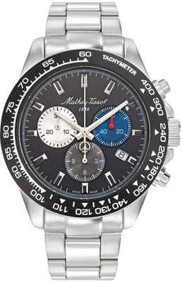 Mathey-Tissot H938CHAN Swiss Made Mathy Chess Black Dial Analog Watch  - For Men