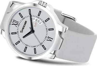 Spencher Antique 2.0 Day & Date Softest Silicone Strap Analog Watch for Men & Boys Spencher Antique 2.0 Day & Date Softest Silicone Strap Analog Watch  - For Men