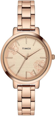 TIMEX Rose Gold Dial Analog Watch  - For Women