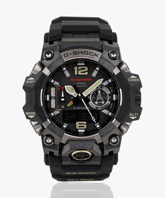 CASIO GWG-B1000-1ADR G-Shock Gray Ip Dial Black Resin Strap Analog-Digital Watch  - For Men
