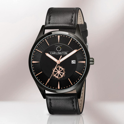 Carlington CT1020 Carlington Elite Gents With Self Adjustable Mesh Strap And Water Resistant Analog Watch  - For Men