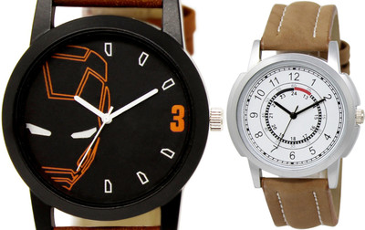 TVILLA White Numbers MZ-LR17 Analog Watch  - For Men