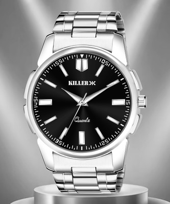 KILLER KL-9301-BLACK Big Dial Analog Watch  - For Men