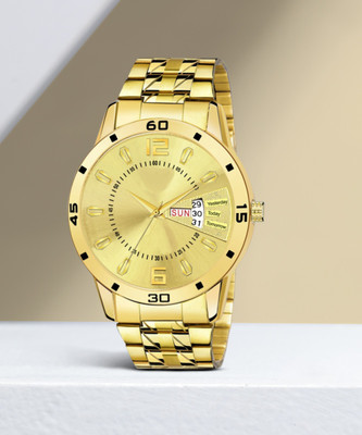 HLMT Analog Watch Original Gold Plating Day and Date Series Analog Watch - For Men Analog Watch  - For Men