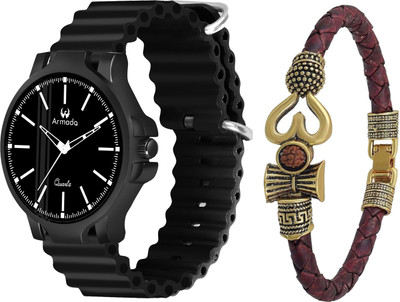ARMADO 1535+Om Bracelet Unique Analoge watch collection + Om Bracelet for Men Analog Watch  - For Boys