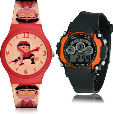 TIMETRANSELEVATE CM720-B4 Analog-Digital Watch  - For Boys