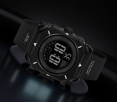 DZH 1155 Multi-Functions LED Digital Watch  - For Men & Women