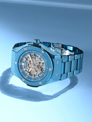 French Connection FCA04-1 Automatic Watch for Men | Blue Dial | Classic & Premium Design Analog Watch  - For Men