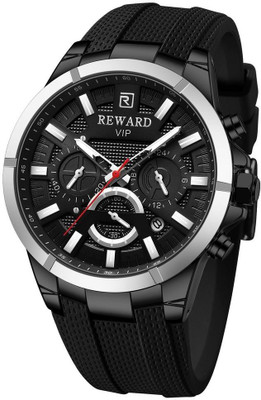 Reward Black Color Analog Watch For Men Analog Watch  - For Men
