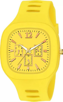 Prozo Square Mirror Analog Watch  - For Boys
