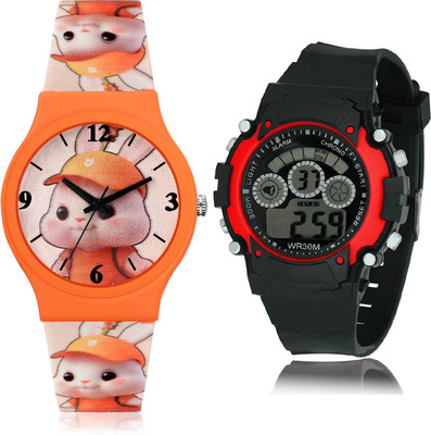 DMAGNATON CM711-B5 Analog-Digital Watch  - For Boys