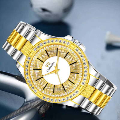 HALA Stylish Wrist Classic Series Mesh Chain Stainless Steel Round Quartz Analog Watch  - For Men