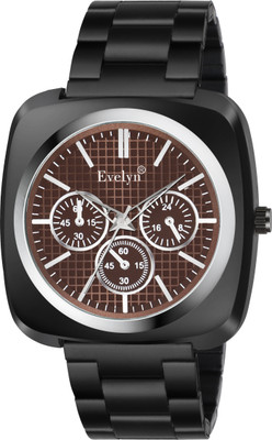 Evelyn Stylish Water Resistant Analog Watch  - For Men
