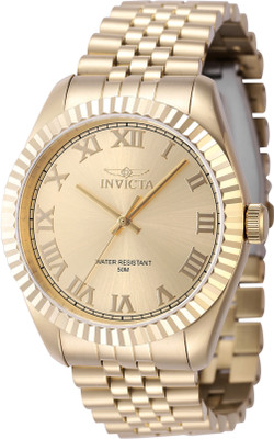 INVICTA 47406 Quartz Gold Dial Analog Watch  - For Men