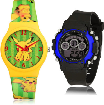 DMAGNATON CM729-B2 Analog-Digital Watch  - For Boys