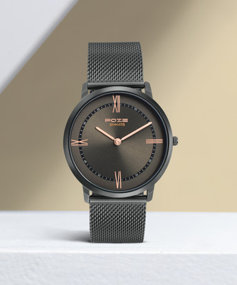 SONATA Poze Grey Dail Grey Strap Analog Watch  - For Men