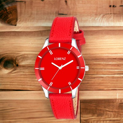 LORENZ AS-24A Lorenz Red Dial Analog Watch for Women/Watch for Girls- AS-24A Analog Watch  - For Women