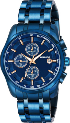 Benling Benling Chronograph Watch for Men Stainless Steel Chain Premium Chronograph Watch for Men Analog Watch  - For Men