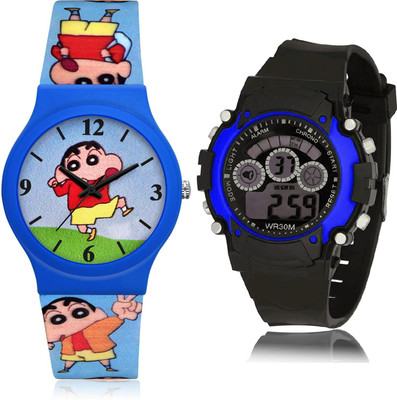 TIMETRANSELEVATE CM723-B2 Analog-Digital Watch  - For Boys