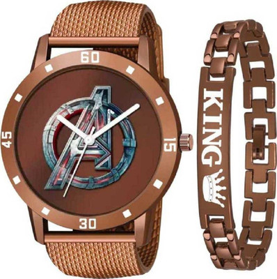 Qlufovi brown Avengar Analog Watch  - For Men