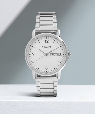 SONATA NP77083SM01 Sonata Essential Analog Watch  - For Men