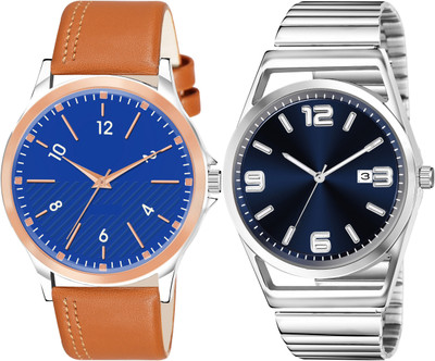 TVILLA Blue Dial Date Function TV-LR154 Analog Watch  - For Men