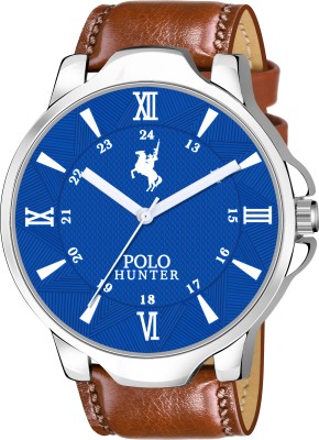 POLO HUNTER PH-6501-BL-BR Unique Style Analog Watch  - For Men