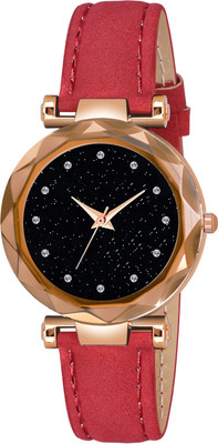 Alkhwatches Red Diamond Cosmic Grace Analog Watch  - For Girls