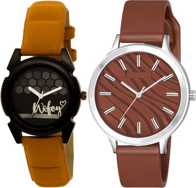 TVILLA Black Wifey MZ-LR235 Analog Watch  - For Women