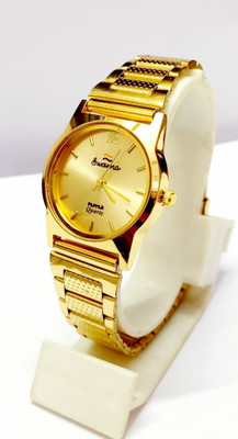 Le Le Watch for men gold colour waterproof watches Analog Watch  - For Men