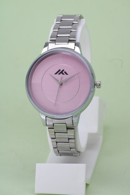 VIRAKTI Brand New Best Quality Round Case Dial With Stainless Steel Chain Brand New Best Quality Round Case Dial With Stainless Steel Chain Analog Watch  - For Girls