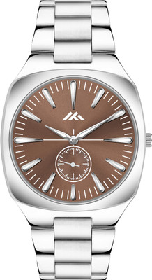 Loretta LT-814 Working Chronograph Square Case Round Dial Chain Strap Gents Collection Analog Watch  - For Men