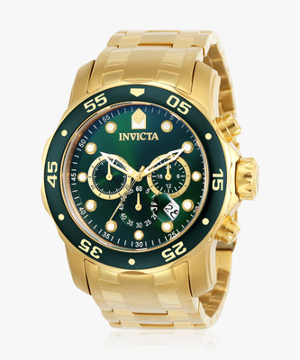 INVICTA 0075 Pro Diver - Scuba Quartz Green Dial Analog Watch  - For Men