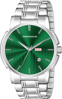 PROVOGUE Green Dial Eclipse Edge Day-Date Analog Watch  - For Men