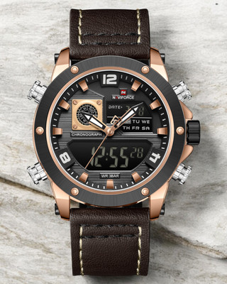 NAVIFORCE NF9236RGBDBN Analog-Digital Watch  - For Men