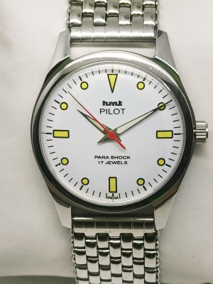 hmt pilot HMT PILOT WHITE HMT PILOT Analog Watch  - For Men