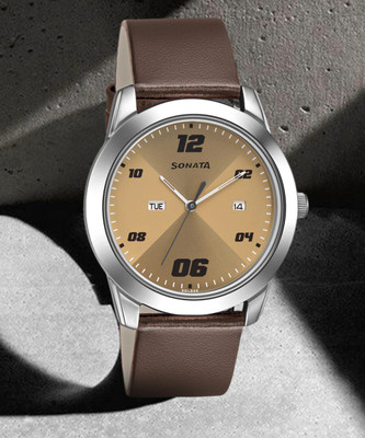 SONATA NR7924SL13 Analog Watch  - For Men