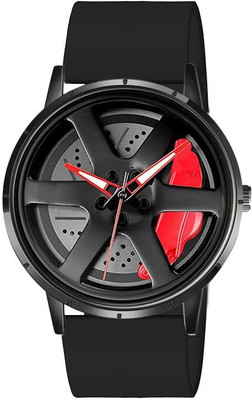 Glowme Wheel Watch Silicon Strap Thar Wheel Watch Silicon Strap Analog Watch  - For Men