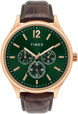 TIMEX Men Green Round Dial Analog Watch-TWEG18434 Timex Men Green Round Dial Analog Watch Analog Watch  - For Men