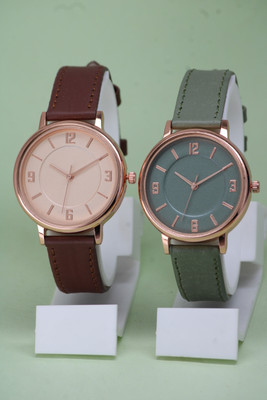 VIRAKTI Best Leather Belt Round Cash Hydraulic Dial Attractive Watch Best Leather Belt Round Cash Hydraulic Dial Attractive Analog Watch  - For Girls