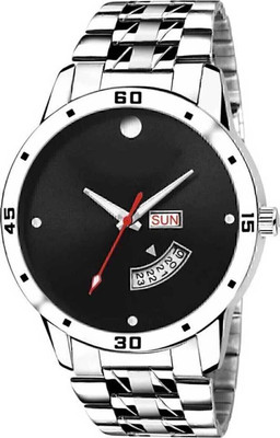 MAHAVIRA COLLECTION Black analog men’s watch for work and travel Durable black analog wristwatch for men Analog Watch  - For Men