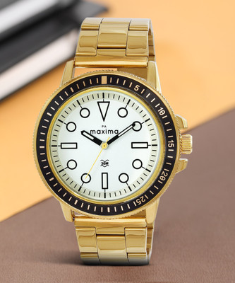 MAXIMA Gold Collection Formal Gold Analog Watch  - For Men