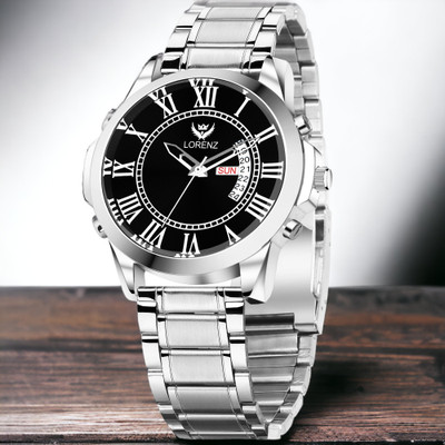 LORENZ MK-4035R Lorenz Day & Date Edition Black Dial Analog Watch  - For Men