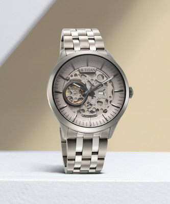 Titan Metal Mechanicals Titanium Mechanical Analog Watch  - For Men