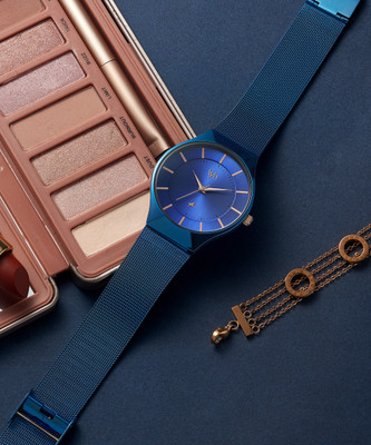 Fastrack Vyb Successor Blue Dial Blue Strap Analog Watch  - For Women