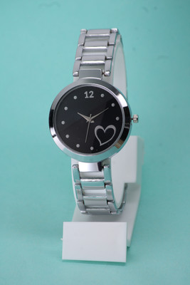 VIRAKTI New Hart Shape Dial Designer Attractive Metal Chain New Hart Shape Dial Designer Attractive Metal Chain Analog Watch  - For Girls